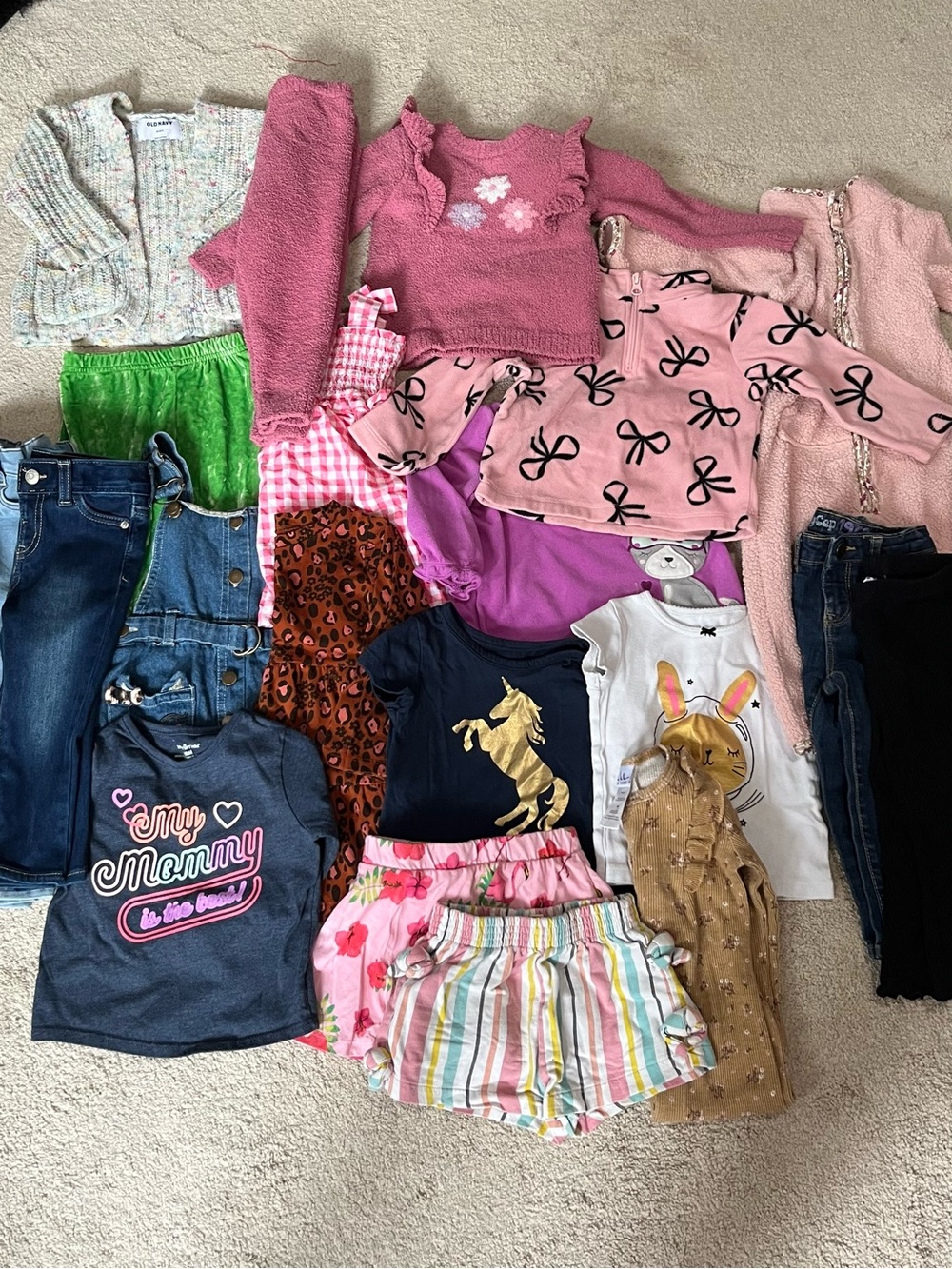 Huge Baby Girl 18-24 Months Bundle Cozy Warm Clothes Set